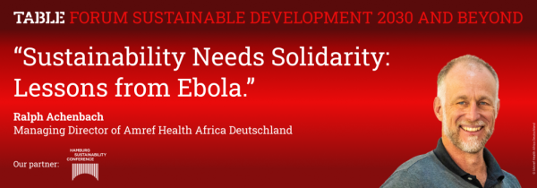Sustainability Needs Solidarity: Lessons from Ebola